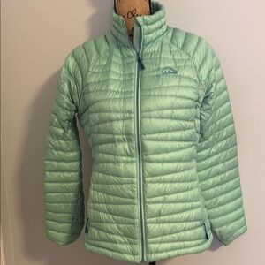 L.L.Bean Light Green Puffer Jacket